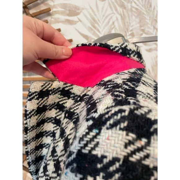 Talbots Speckled Boucle Wool Blend Jacket Fully Lined Size 10 - Picture 6 of 11